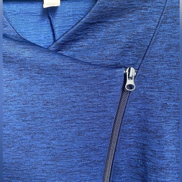 Rare New Balance Isaac Mizrahi Women's Asymmetric Zip Knit Bomber Style Jacket - Picture 4 of 12